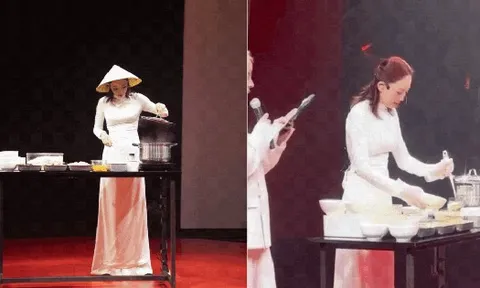 Duy Khánh hỏi 1 câu, Tóc Tiên đang nấu bánh canh cho fan liền buông muỗng, vùng vằng bỏ đi