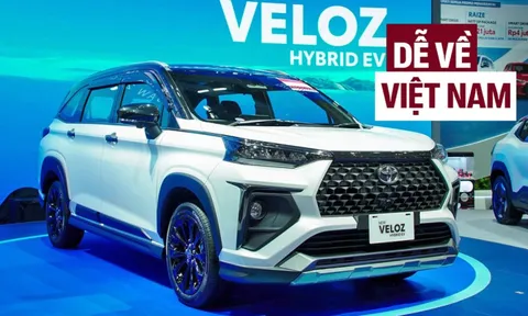 Ảnh thực tế Toyota Veloz hybrid giá quy đổi từ 472 triệu đồng vừa ra mắt: Động cơ 1.5L, có tính năng chạy điện, đáp trả Xpander hybrid
