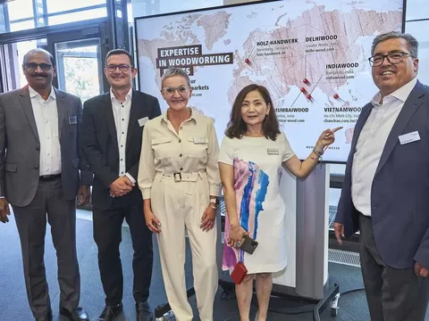 VietnamWood và Nü rnbergMesse hợp tác chiến lược nhằm khai thác thêm nhiều cơ hội mới cho triển lãm công nghiệp chế biến gỗ