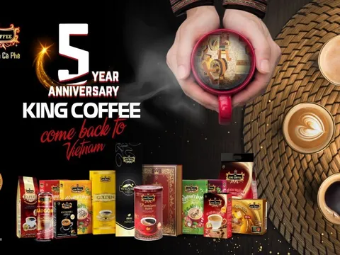 King Coffee kỷ niệm 5 năm trở về Việt Nam