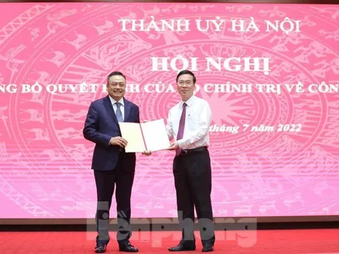 Tân Phó Bí thư Thành ủy Hà Nội Trần Sỹ Thanh: Tôi xin hứa sẽ làm tròn bổn phận