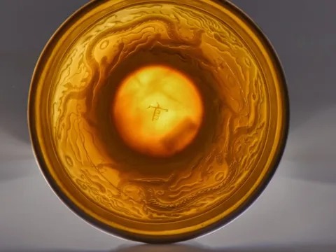 Kỳ diệu chiếc bát siêu mỏng của Hoàng thành Thăng Long: Ánh sáng xuyên qua, soi thấy rồng