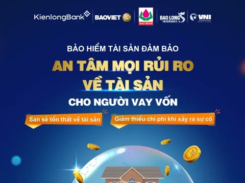 Kienlongbank triển khai bảo hiểm tài sản đảm bảo