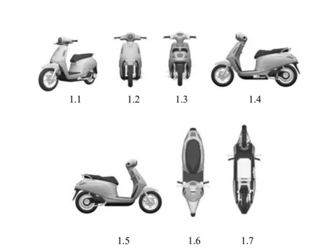 Lộ diện xe máy điện mới của VinFast