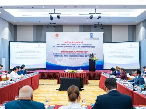 Thúc đẩy, bảo đảm quyền các nhóm dễ bị tổn thương trong ứng phó với biến đổi khí hậu