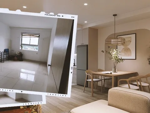 Hô biến căn hộ 88m² cũ kỹ, xập xệ ở Nam Từ Liêm thành không gian sống mới ấn tượng chỉ với 230 triệu