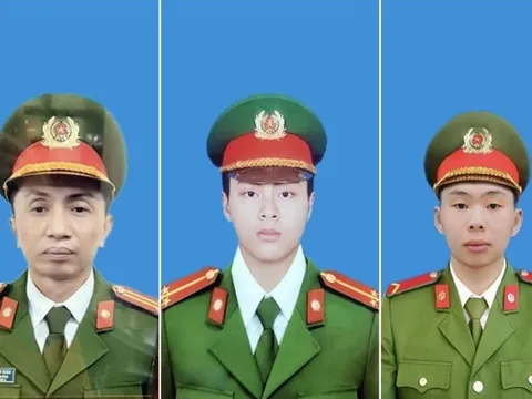 Truy tặng Huân chương Chiến công cho 3 chiến sĩ hy sinh khi chữa cháy