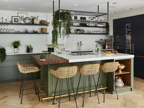 12 ý tưởng để bạn tô điểm căn bếp gia đình bằng những mảng màu xanh lá tươi mát