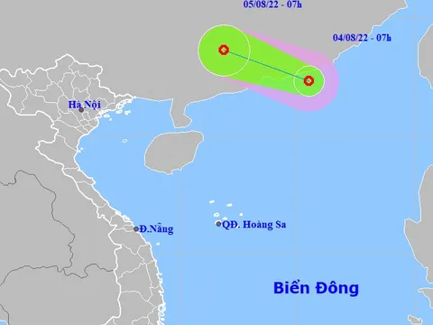 Lại xuất hiện áp thấp nhiệt đới trên Biển Đông