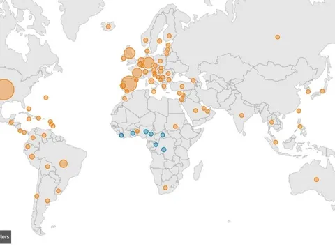 Số ca đậu mùa khỉ tăng "sốc" toàn cầu, Mỹ "tô đỏ" 48/50 bang