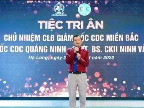Cựu giám đốc CDC Quảng Ninh bị tạm dừng xét tặng danh hiệu Thầy thuốc Nhân dân