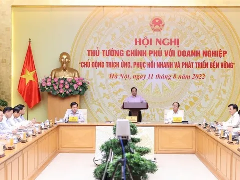 Thủ tướng chủ trì Hội nghị với doanh nghiệp