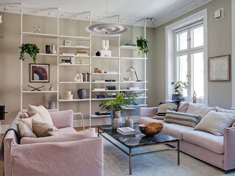 Căn hộ Scandinavia 99m², mỗi phòng một điểm nhấn màu sắc riêng