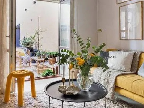 Căn hộ Bắc Âu nhỏ xíu chỉ rộng 41m² sở hữu thiết kế “xinh xỉu”