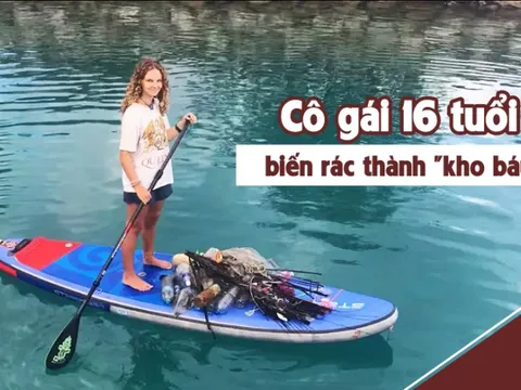 Cô gái trẻ tìm ra cách biến rác thành tiền từ nỗi lo 14 triệu tấn nhựa trên đại dương