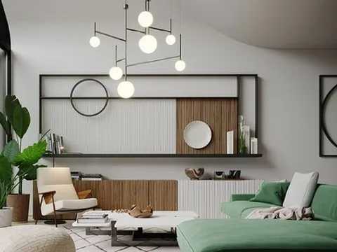 Thiết kế phòng khách siêu thanh lịch với chi phí chưa đến 11 triệu đồng