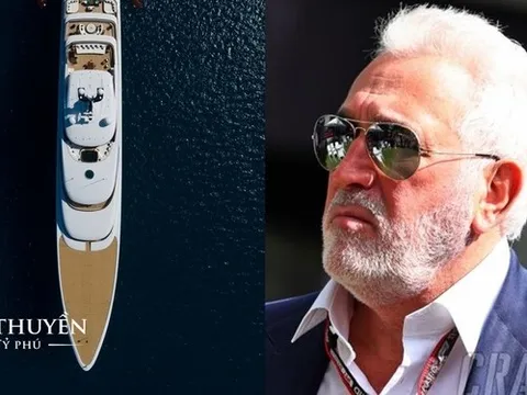 Siêu du thuyền 'dinh thự nổi' 200 triệu USD của tỷ phú có tiếng nói trong làng đua F1