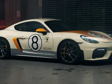 Khám phá Porsche 718 Cayman GT4 "độc nhất vô nhị" chỉ trưng bày không bán