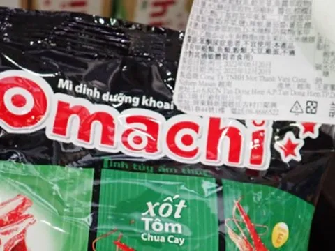 Mì Omachi Việt Nam bị thu hồi ở Đài Loan (Trung Quốc)