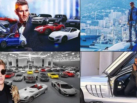 Dàn xe đắt đỏ, hiếm có của những ngôi sao hàng đầu thế giới