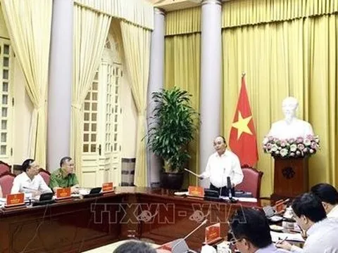 Chủ tịch nước làm việc với Thường trực Hội đồng Tư vấn đặc xá