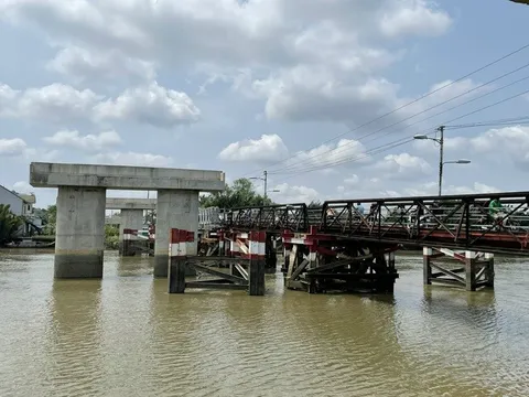 Cầu Long Kiểng ghi "mốc thời gian" đáng nhớ