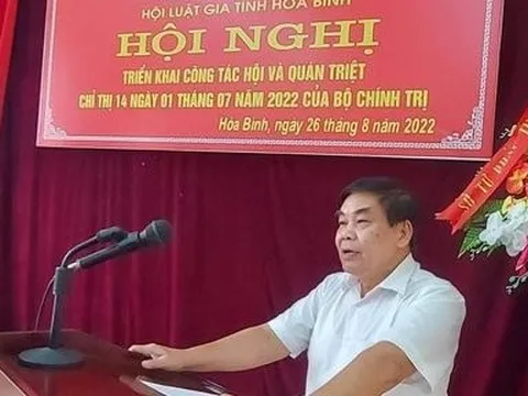 Hội luật gia tỉnh Hòa Bình triển khai thực hiện Chỉ thị số 14