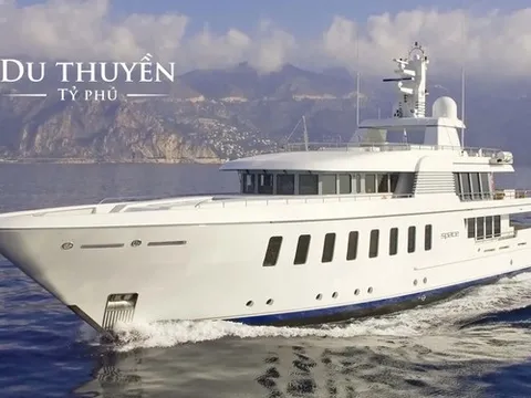 Du thuyền 'dinh thự nổi' được ví như viên kim cương giữa lòng biển của nhà buôn trang sức nổi tiếng