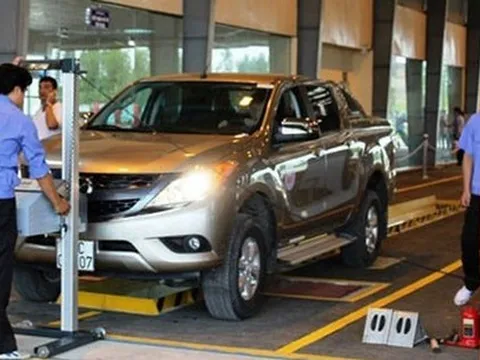 Từ 1/10, tăng phí đăng kiểm với ô tô, máy kéo