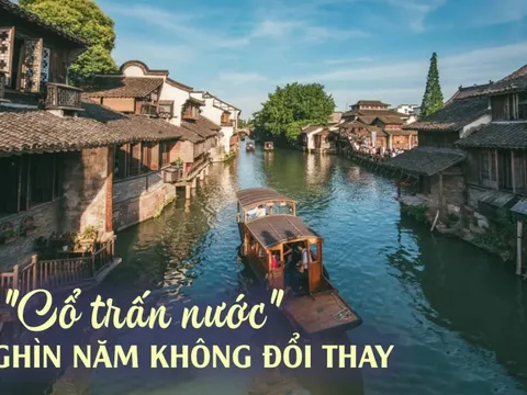 "Cổ trấn nước" nghìn năm tuổi ở Trung Quốc: Vẻ đẹp non nước hữu tình như tranh thủy mặc, thu hút hàng triệu du khách