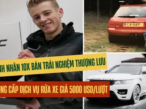 Rửa xe thuê từ năm 13 tuổi, 9x trở thành ông chủ ''bán trải nghiệm thượng lưu'', chăm sóc siêu xe với giá 5.000 USD/lần
