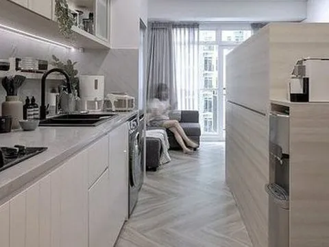 Căn hộ 27m² sở hữu thiết kế không gian lưu trữ thông minh