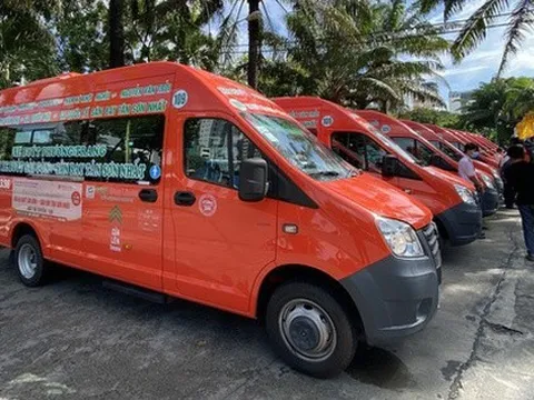 Chính thức khai trương tuyến xe buýt kết nối sân bay Tân Sơn Nhất và trung tâm TP.HCM