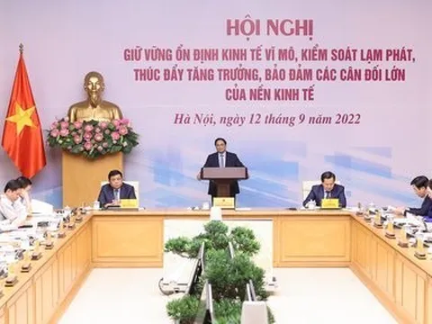 Thủ tướng Phạm Minh Chính chủ trì hội nghị về ổn định kinh tế vĩ mô