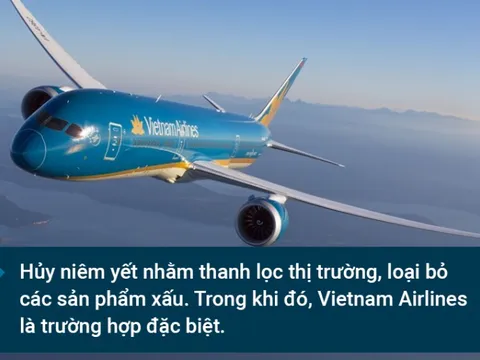 Vietnam Airlines: “Bằng mọi giải pháp sẽ duy trì niêm yết cổ phiếu HVN trên sàn HOSE”