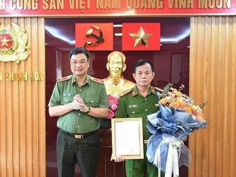 Công bố các quyết định của Bộ Công an về công tác cán bộ tại Công an tỉnh Thanh Hóa