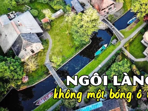Vẻ đẹp "chữa lành" hiếm có tại ngôi làng không một bóng ô tô, sử dụng phương tiện đi lại hoàn toàn khác biệt