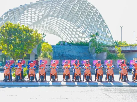 Xuất hiện dịch vụ giao hàng bằng xe máy điện VinFast, kỳ vọng 10.000 xe sau 3 năm