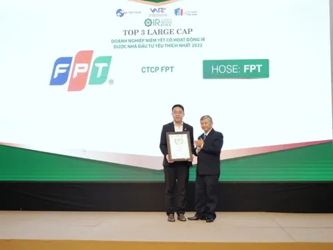 FPT được xướng tên ở hai hạng mục Top 3 của IR Awards