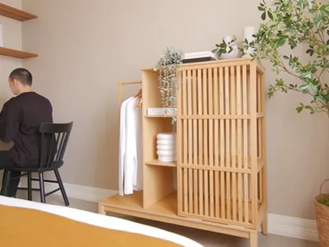 Căn hộ cũ 52m² được cải tạo theo phong cách Nhật Bản với kết cấu độc đáo