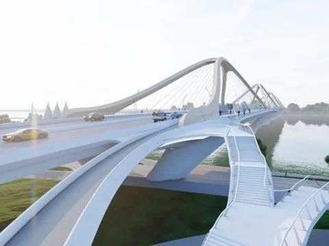 Cầu vòm thép được chọn vượt sông Hồng trong khu vực nội đô Hà Nội