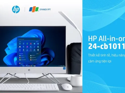 HP All-in-one 24-cb1011d: Thiết kế tinh tế, hiệu năng cao, cảm ứng tiện lợi