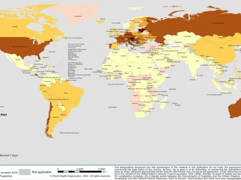 Khu vực có Việt Nam: COVID-19 tăng lại nhưng tử vong giảm cực sâu