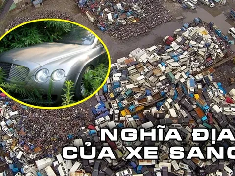 "Mồ chôn siêu xe" đầy lạnh lẽo: Rolls-Royce hay Bentley cũng bị bỏ rơi "chết dần chết mòn", đợi ngày mục nát thành sắt vụn