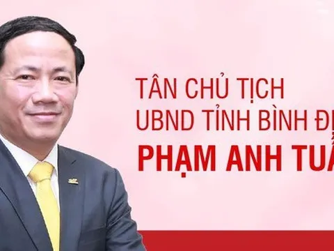 Chân dung tân Chủ tịch UBND tỉnh Bình Định - Phạm Anh Tuấn