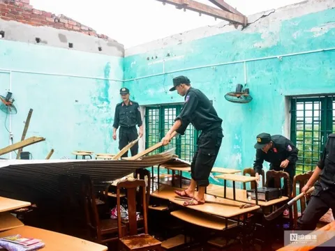 CSCĐ Trung bộ nhanh chóng khắc phục hậu quả sau bão số 4