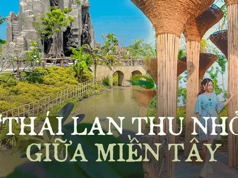 Truy tìm Mỹ Luông - KDL sinh thái đẹp mộng mơ với lối kiến trúc độc đáo giữa lòng miền Tây