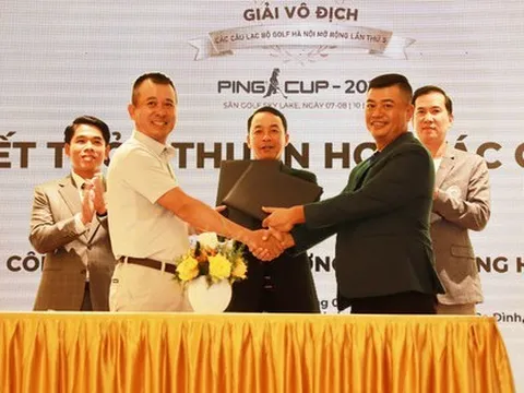 Bốc thăm VCK giải golf các CLB Hà Nội mở rộng – Ping Cup 2022