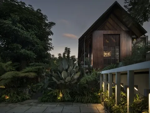 Khu biệt thự gỗ lưu giữ nét truyền thống giữa đời sống hiện đại