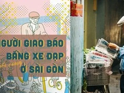 Người đàn ông giao báo bằng xe đạp cuối cùng ở TP.HCM: Nét bình yên giữa thành phố vội vã